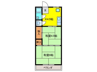 鈴木マンションの物件間取画像